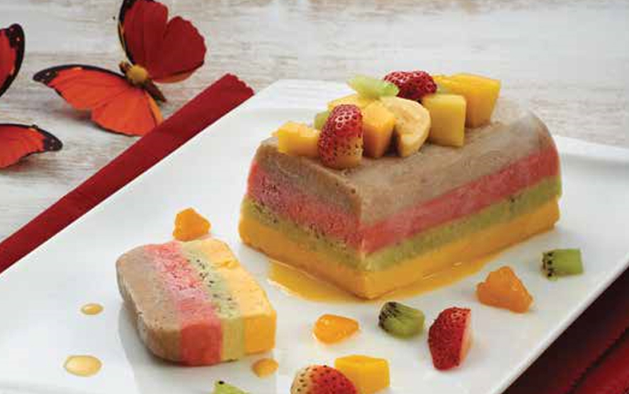 Fruity Ice Cream Terrine