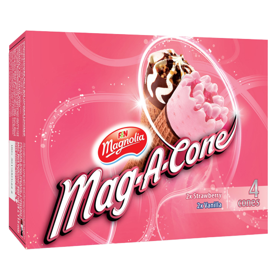 Mag-A-Cone Strawberry & Vanilla Multipack