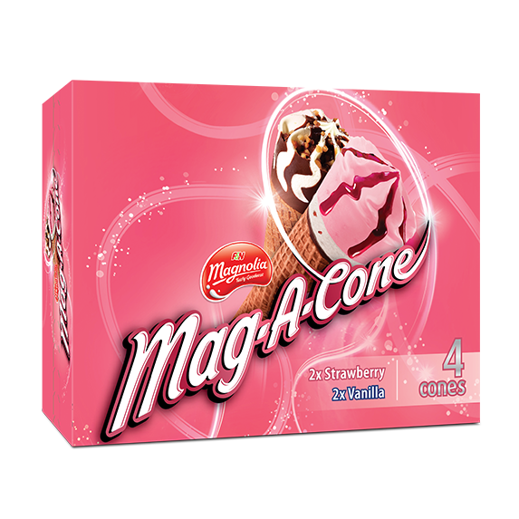 Mag-A-Cone Strawberry & Vanilla Multipack